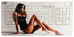 CBR Picture Keyboard Dream White USB