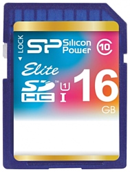 Silicon Power ELITE SDHC UHS Class 1 Class 10 16GB