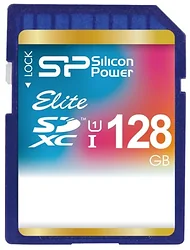 Карта памяти Silicon Power ELITE SDXC UHS Class 1 Class 10 128GB