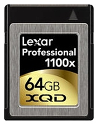 Lexar Professional 1100x XQD Card 64GB