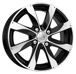 Колесный диск K&K Джемини 6x15/4x108 D67.1 ET38 Алмаз черный