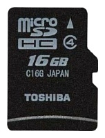 Toshiba SD-C16GJ + SD adapter
