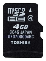 Toshiba SD-C04GJ + SD adapter