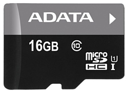 ADATA Premier microSDHC Class 10 UHS-I U1 16GB + SD adapter