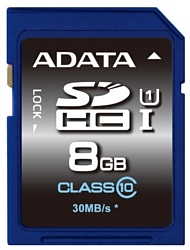 ADATA Premier SDHC Class 10 UHS-I U1 8GB
