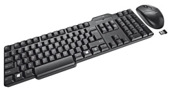 Trust Wireless Keyboard with mouse black USB