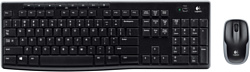 Набор клавиатуры и мыши Logitech Wireless Combo MK270 black USB