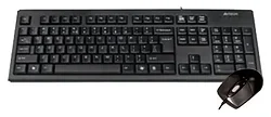 Набор клавиатуры и мыши A4Tech KRS-8372 black USB