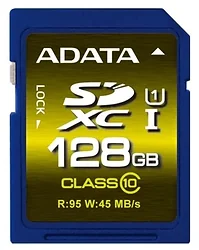 Карта памяти ADATA Premier Pro SDXC Class 10 UHS-I U1 128GB