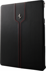 Ferrari iPad 4 Montecarlo Leather Booktype Black (FEMTFCD4BL)