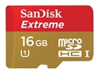 Sandisk Extreme microSDHC Class 10 UHS Class 1 16GB