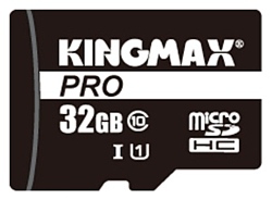 Kingmax microSDHC PRO Class 10 UHS-I U1 32GB + SD adapter