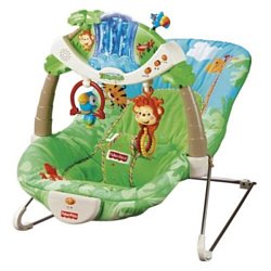 Детский шезлонг Fisher-Price Тропический лес