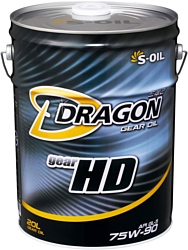 S-OIL DRAGON Gear HD 75W-90 20л