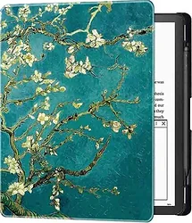 Обложка для электронной книги KST Smart Case для Amazon Kindle Scribe (цветы миндаля) Обложка для электронной книги KST Smart Case для Amazon Kindle Scribe (цветы миндаля)