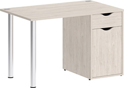 Стол для работы Riva Home Office VR.SP-3-118.1 Silver (денвер светлый) Стол для работы Riva Home Office VR.SP-3-118.1 Silver (денвер светлый)