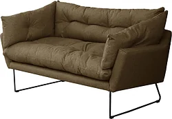 Прямой диван Brioli Анико двухместный (J5/коричневый) Прямой диван Brioli Анико двухместный (J5/коричневый)