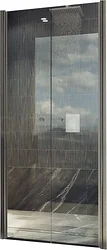 Душевая дверь MaybahGlass 198x89 MGD-423-5 (прозрачное стекло/хром матовый)