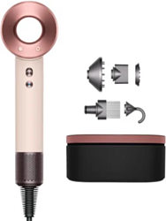 Фен Dyson HD07 Supersonic (с переходником на евровилку, керамический розовый/розовое золото)