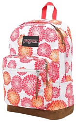 JanSport Right Pack Expressions 31 white/red (coral peaches zinnia)