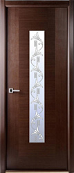 Belwooddoors Классика люкс 60 см (стекло, шпон, венге/мателюкс 24)