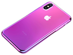 Baseus Glow для iPhone XS (розовый)