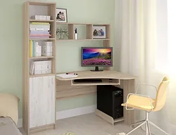 Стол для работы Интерлиния СК-005 (дуб сонома/дуб белый) Стол для работы Интерлиния СК-005 (дуб сонома/дуб белый)