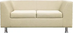 Софа Brioli Дедрик двухместный (рогожка, J1 кремовый)