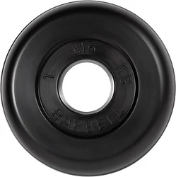 MB Barbell Стандарт 31 мм (1x1 кг, черный)