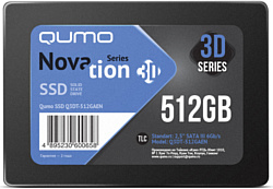 SSD диск QUMO Novation 3D TLC 512GB Q3DT-512GAEN