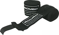 Бинт боксерский BoyBo Хлопок/эластан 3.5 м (черный)