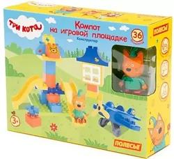 Конструктор Полесье Три кота. Компот на игровой площадке 77476