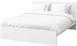 Кровать Ikea Мальм 200x180 (белый, Лонсет) 792.110.47 Кровать Ikea Мальм 200x180 (белый, Лонсет) 792.110.47