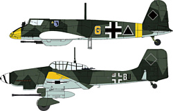 Hasegawa Henschel Hs129B-1/2 & Junkers Ju87G (2 kits)