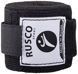 Rusco Sport Эластичный бинт для бокса (4.5 м, черный, 2 шт) RSC-12655