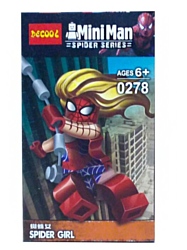 Jisi bricks (Decool) Super Heroes 0278 Девушка-паук
