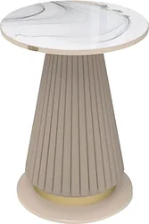 Журнальный столик Sheffilton SHT-CT38-C2 (корица/мраморное золото)