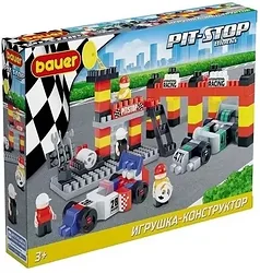 Конструктор Bauer Pit Stop Гоночные машины с автосервисом 829 Конструктор Bauer Pit Stop Гоночные машины с автосервисом 829