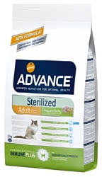 Advance Cat Sterilized индейка и ячмень (1.5 кг)