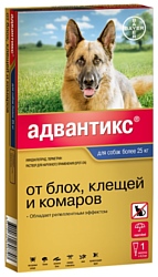 Адвантикс (Bayer) Капли на холку для собак более 25 кг (1 пипетка)