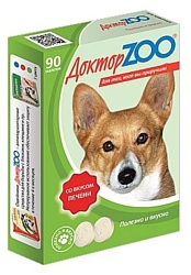 Доктор ZOO для собак Со вкусом печени и биотином