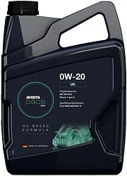 Моторное масло Avista pace EVO US 0W-20 4л