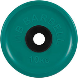 MB Barbell Евро-классик 51 мм (1x10 кг, зеленый)