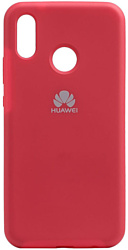 EXPERTS Cover Case для Huawei P Smart (2019) (малиновый)