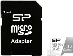 Карта памяти Silicon Power Superior microSDXC SP001TBSTXDA2V20SP 1TB (с адаптером)