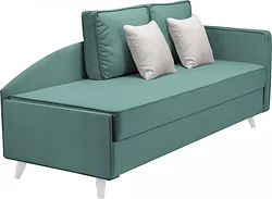 Тахта Mio Tesoro Альфа 800 правая (Velutto 43/Velutto 01/белый) Тахта Mio Tesoro Альфа 800 правая (Velutto 43/Velutto 01/белый)