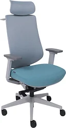 Кресло AksHome Dynamic (светло-серый/бирюзовый/серый полиамид)