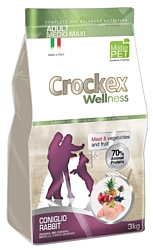 Crockex (3 кг) Wellness Adult Medio-Maxi кролик с рисом