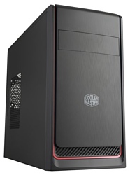 Cooler Master MasterBox E300L (MCB-E300L-KN5N-B00) w/o PSU Black/red