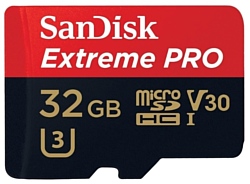SanDisk Extreme Pro microSDHC UHS Class 3 V30 32GB